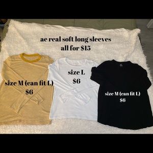 American eagle real soft tees